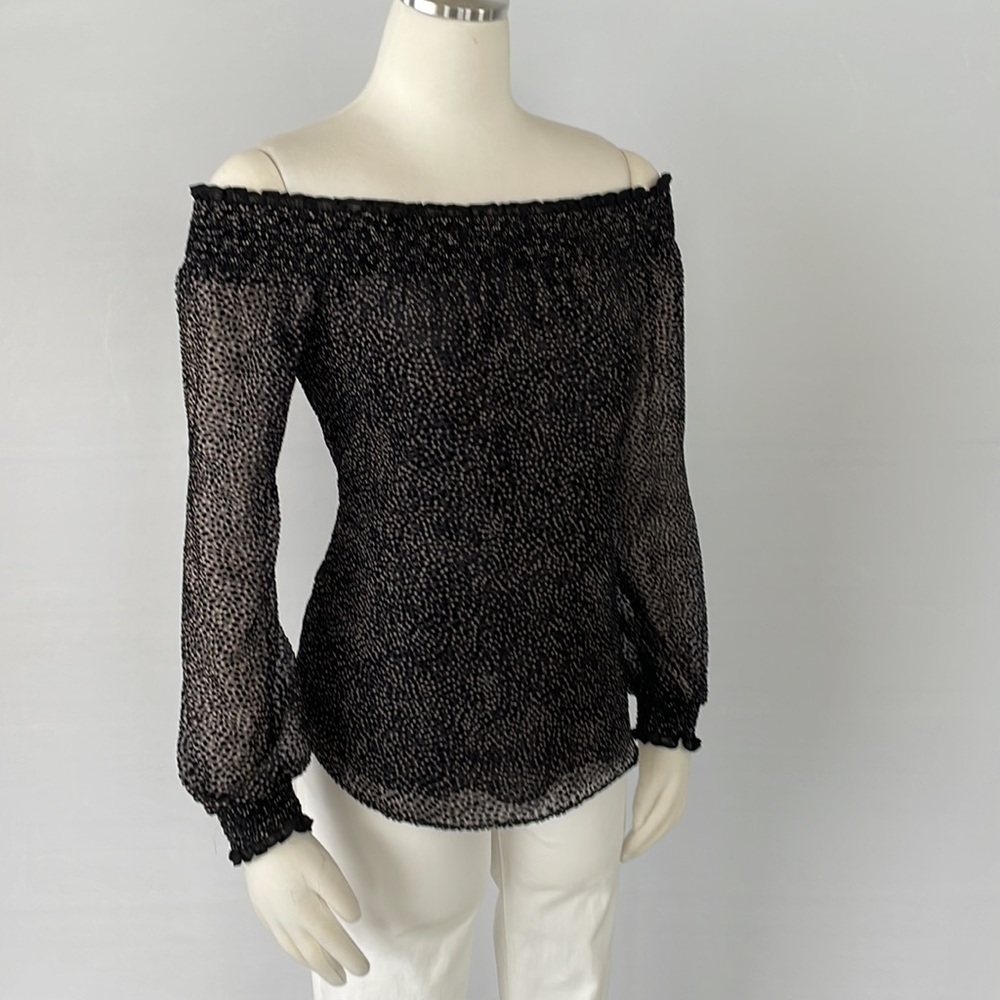 NWT WHBM Off the shoulder blouse XS - Picture 12 of 16